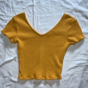 Yellow Crop Top
